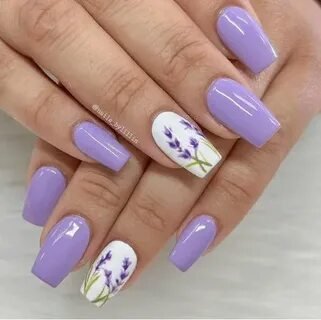 Soft Lavender Fall Nail Ideas