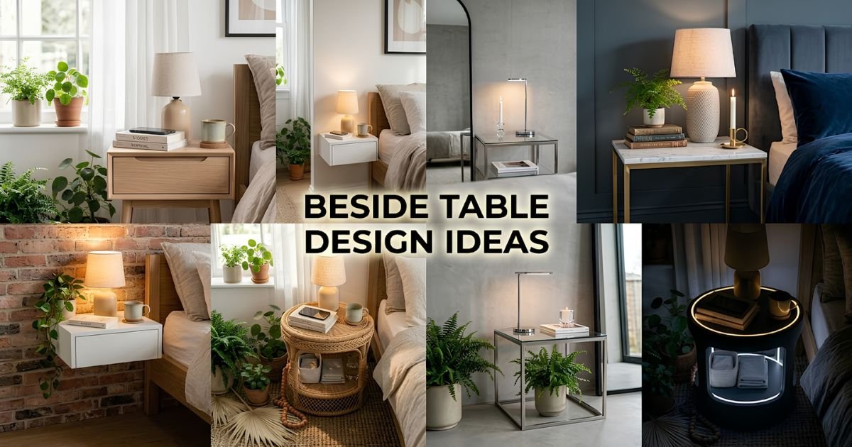 Beside Table Design Ideas