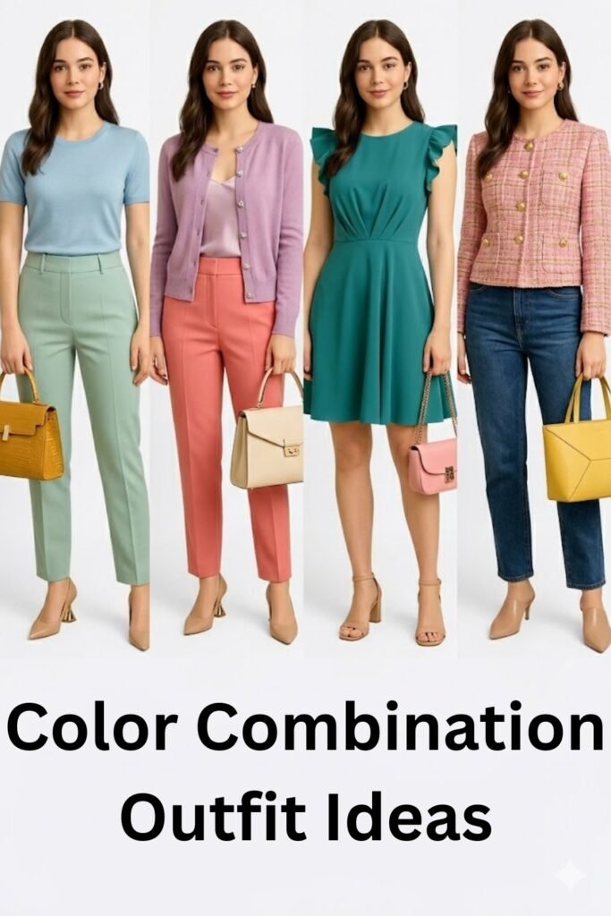 Color Combination Outfit Ideas For Casual Look
