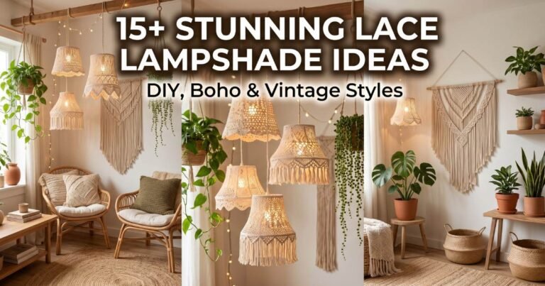 Handmade Lace Lampshades