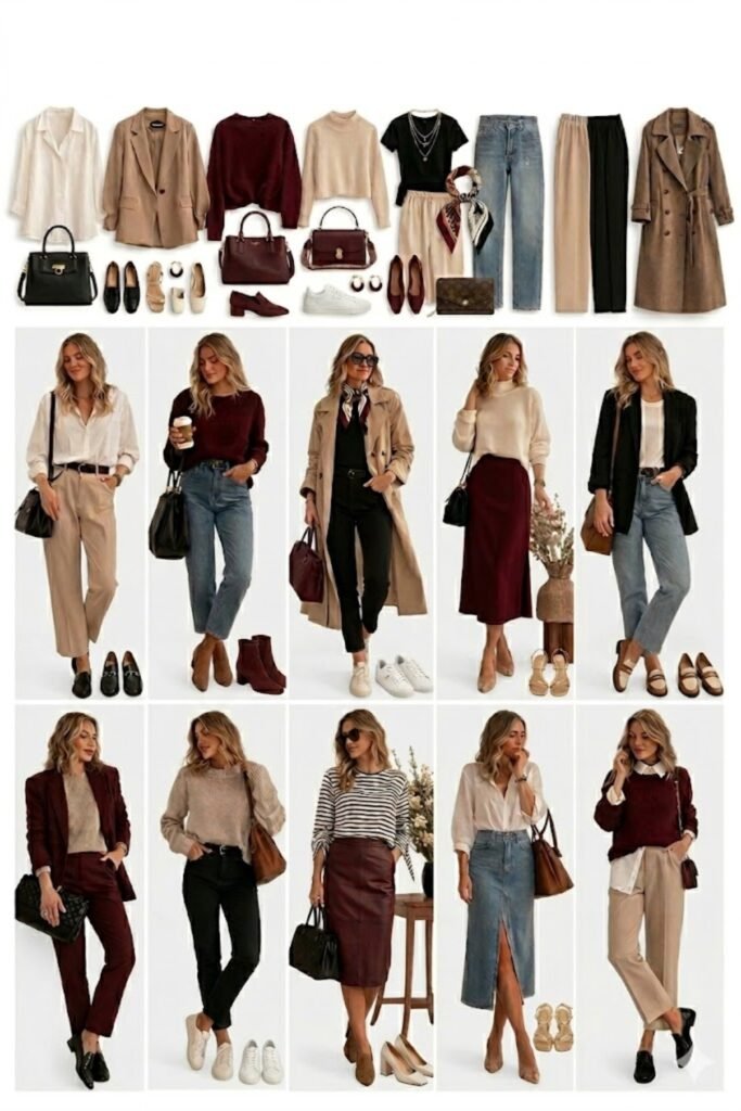 Seasonal Color Combination Outfit Ideas