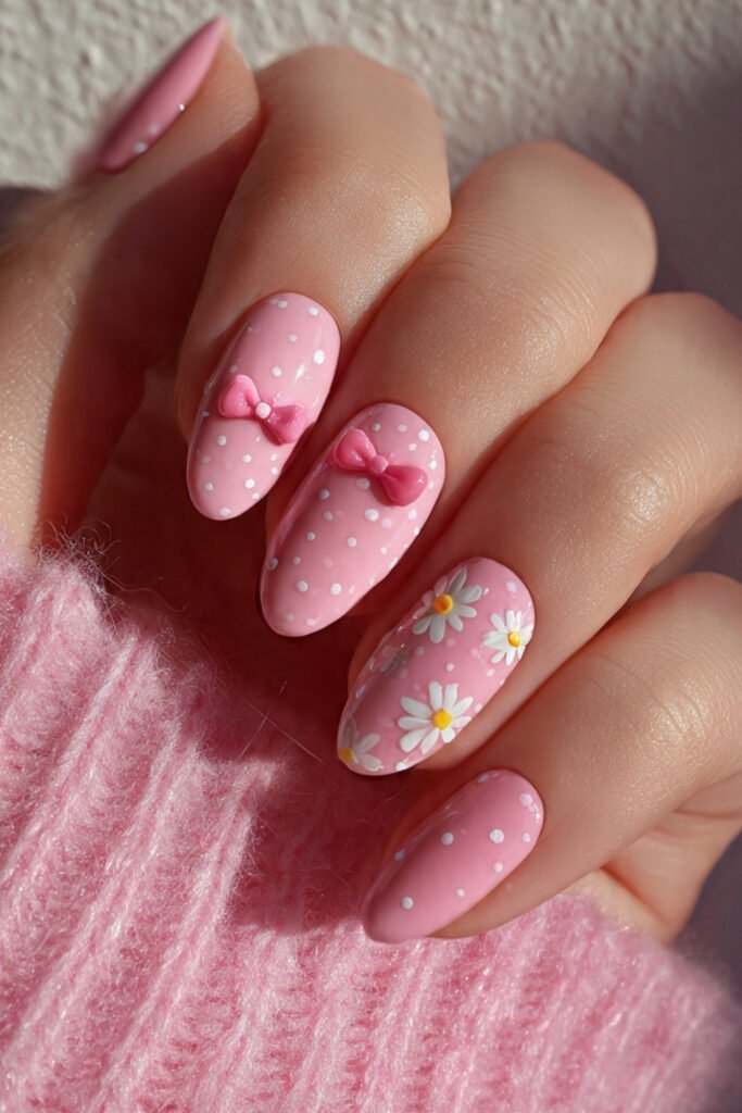 Trending Pink Nail Designs