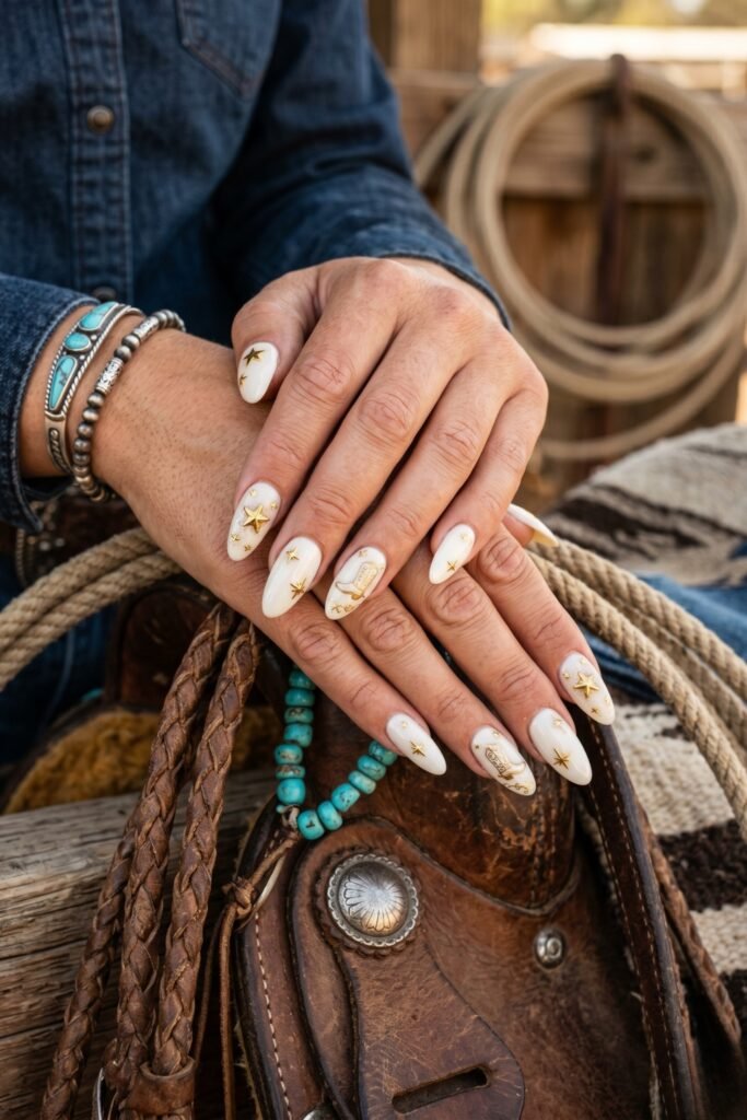Western Star Accent Nails