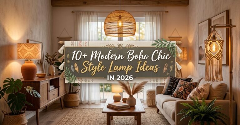boho chic style lamp ideas