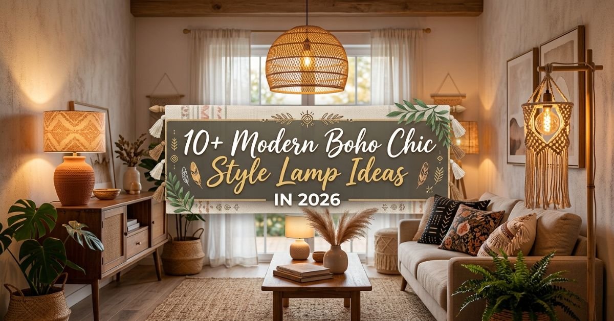 boho chic style lamp ideas