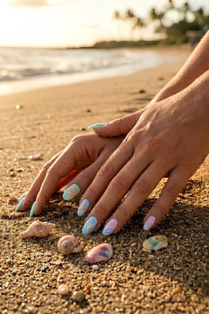 cute summer nails