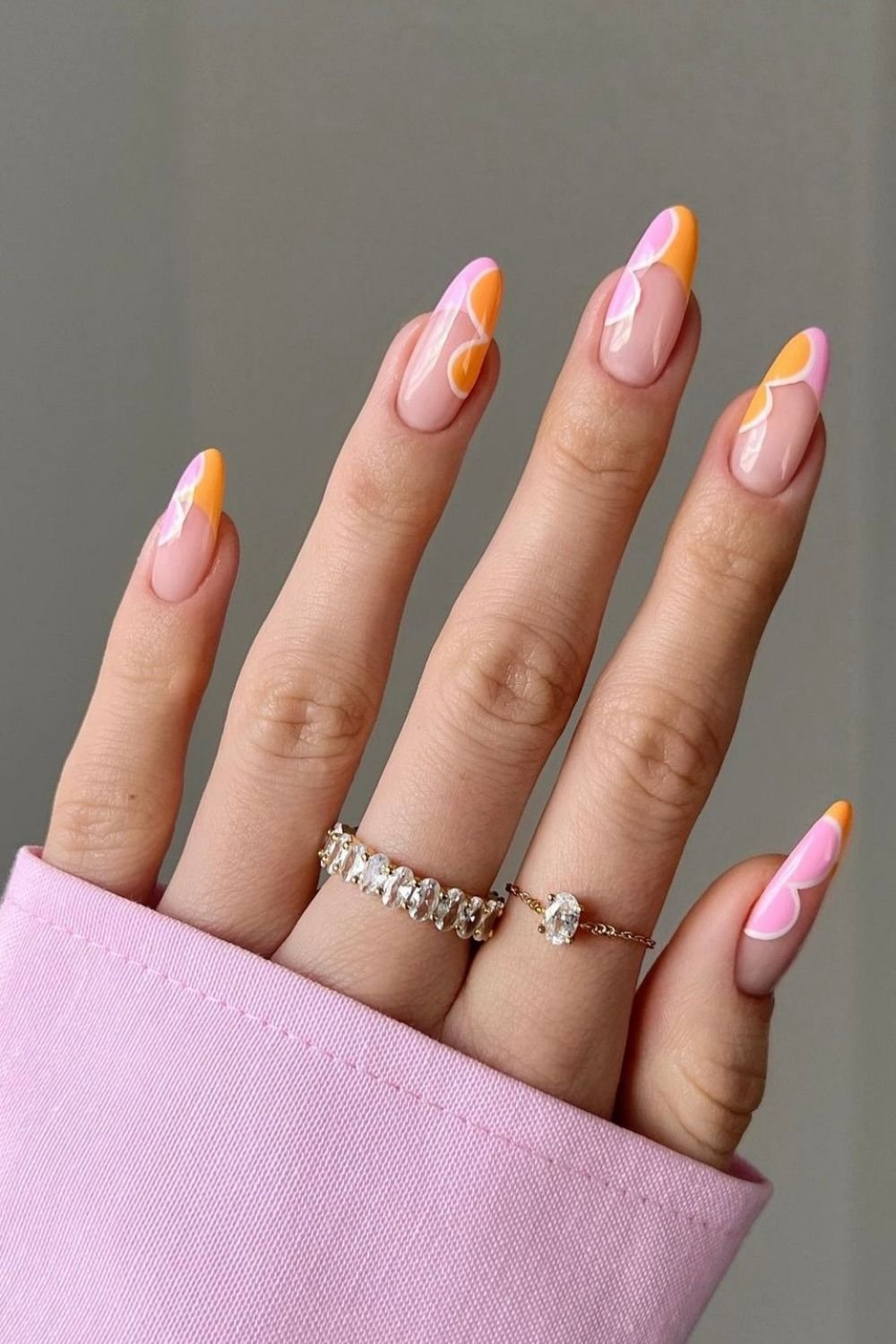micro french nails