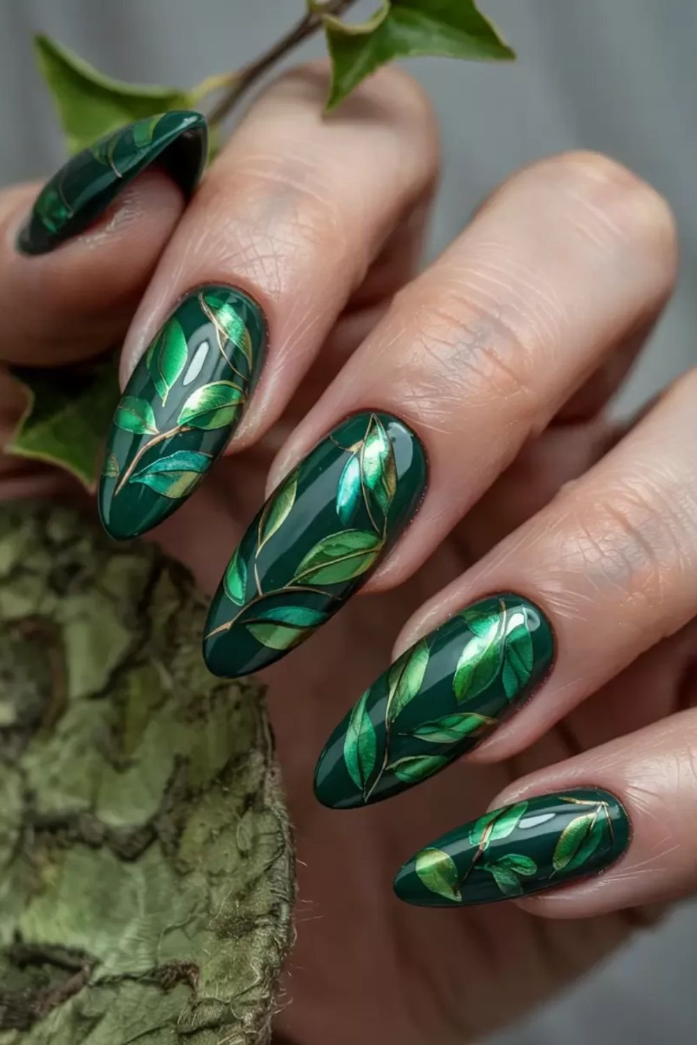 old money french tip nails almond