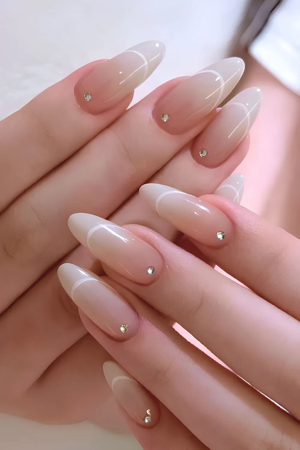 short french nails gel