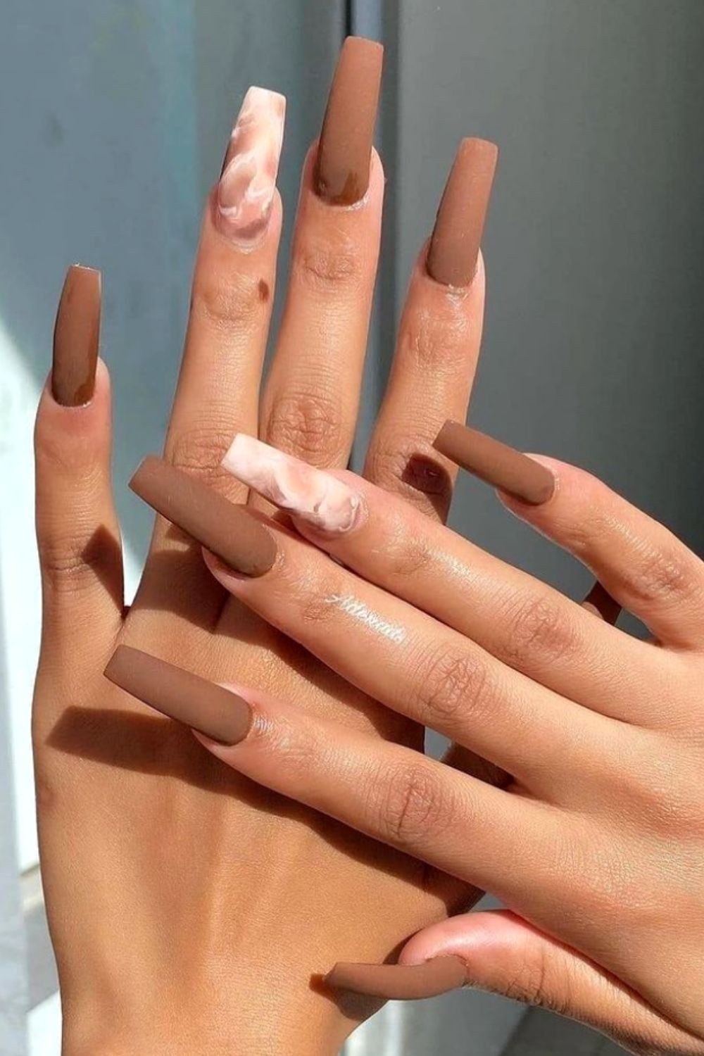 square french tip nails colors
