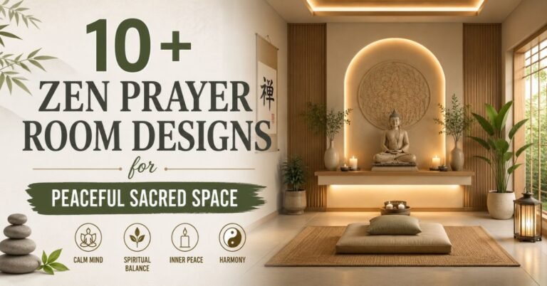 10+ Zen Prayer Room Designs for Peaceful Sacred Space
