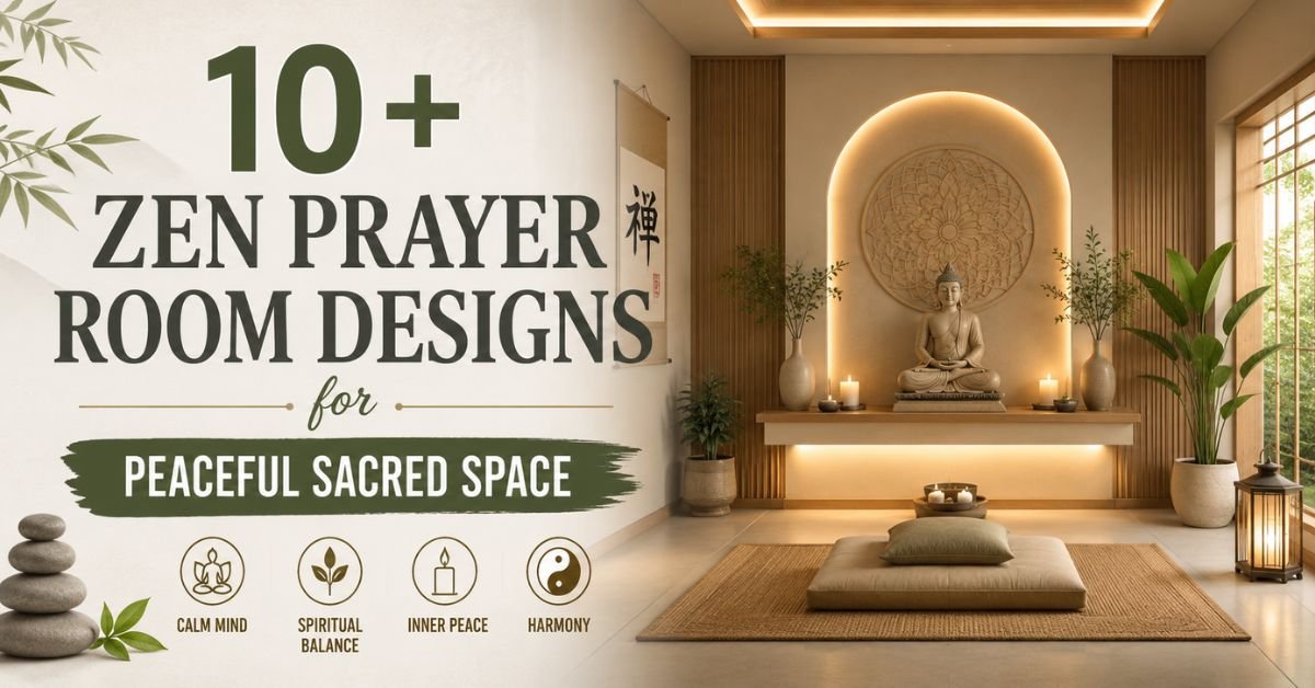 10+ Zen Prayer Room Designs for Peaceful Sacred Space