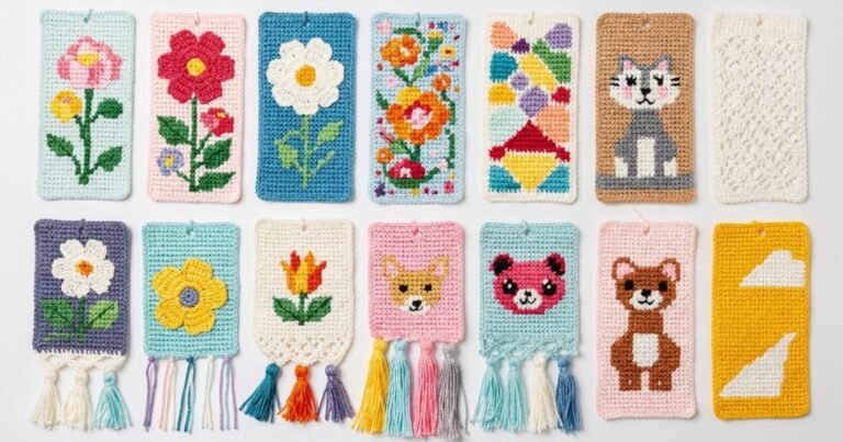 12 Beautiful Crochet Bookmark Patterns