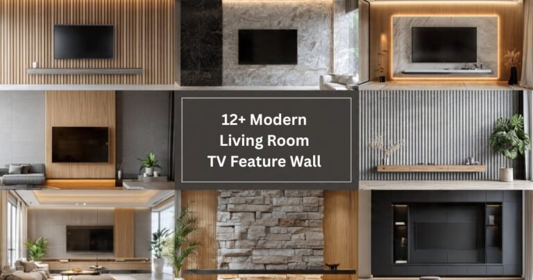 12+ Modern Living Room TV Feature Wall