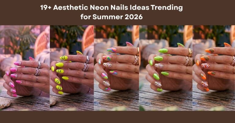 19+ Aesthetic Neon Nails Ideas Trending for Summer 2026