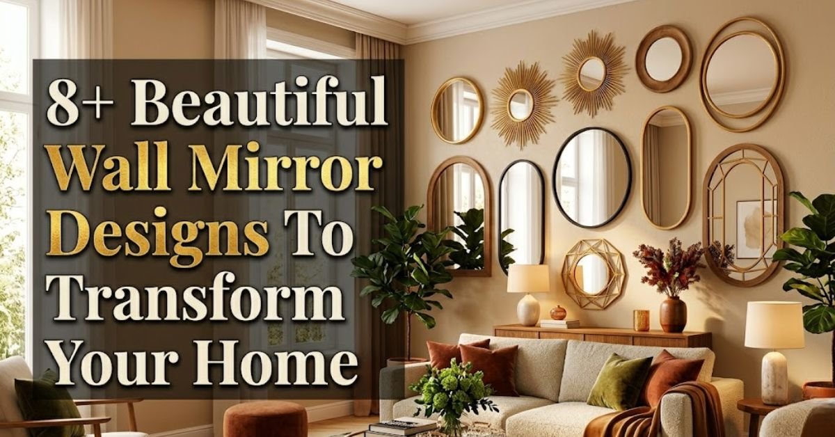 8+ Beautiful Wall Mirror Designs To Transform Your Home