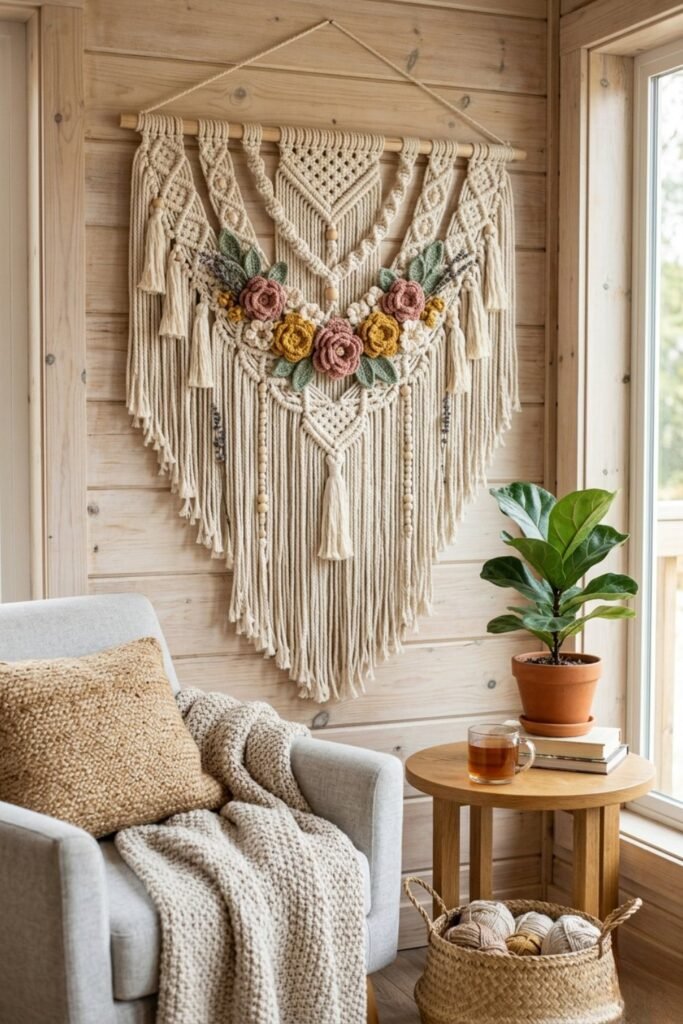 Boho Crochet Wall Hanging Ideas