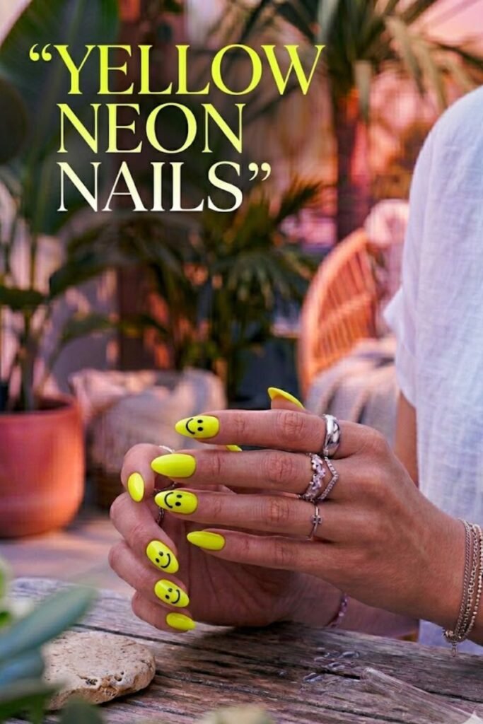  Neon Yellow Nails for Bold Summer Style
