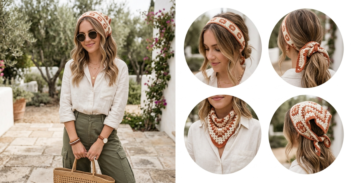 Crochet Bandana
