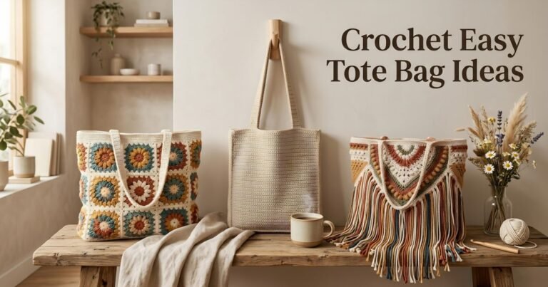 Crochet Easy Tote Bag