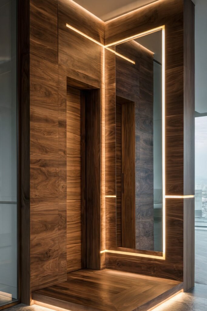 _LED Corner mirror,