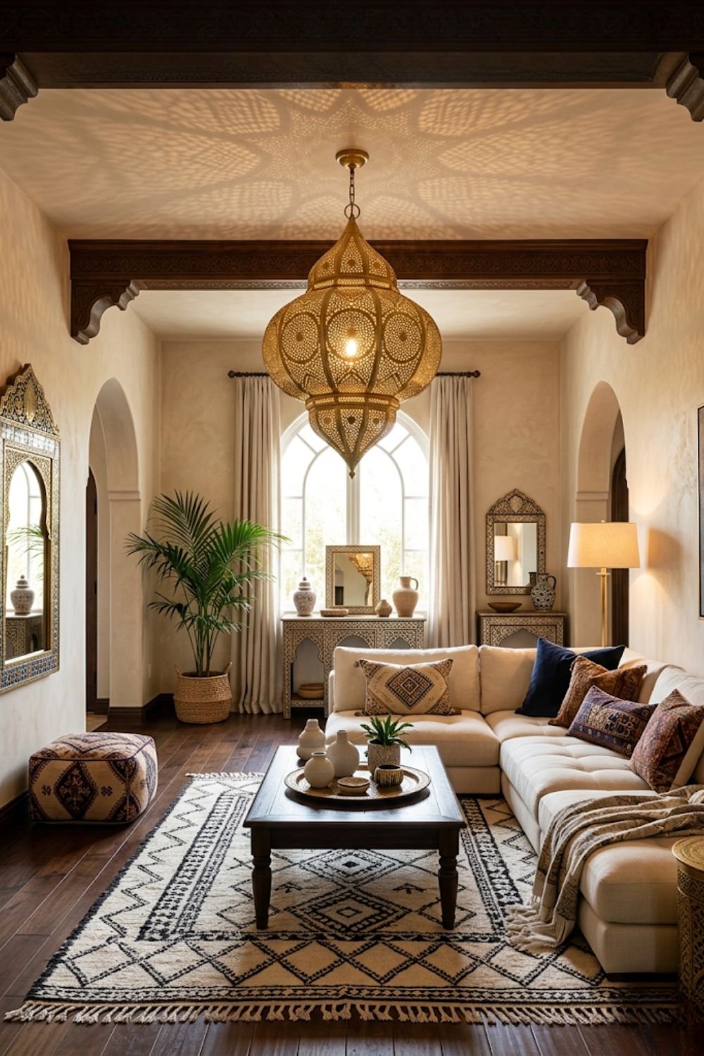 Luxurious modern moroccan living room design simple