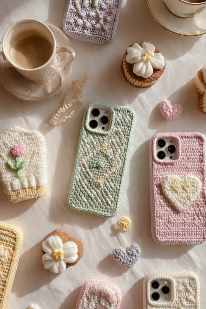 Minimalist Crochet iPhone Case