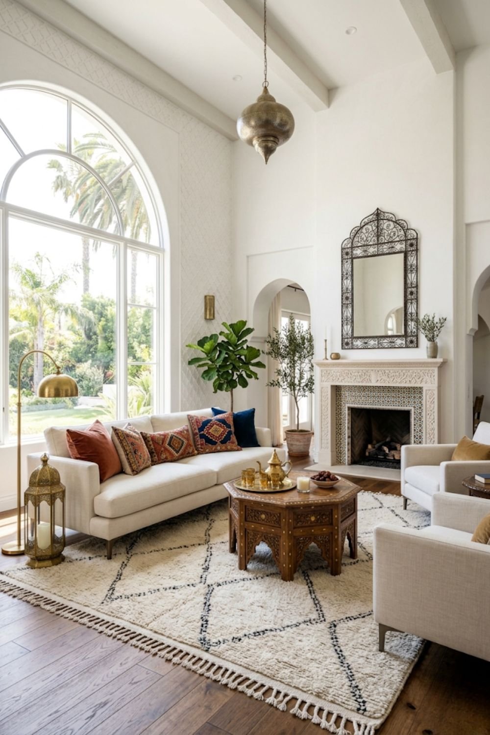 Moroccan living room modern