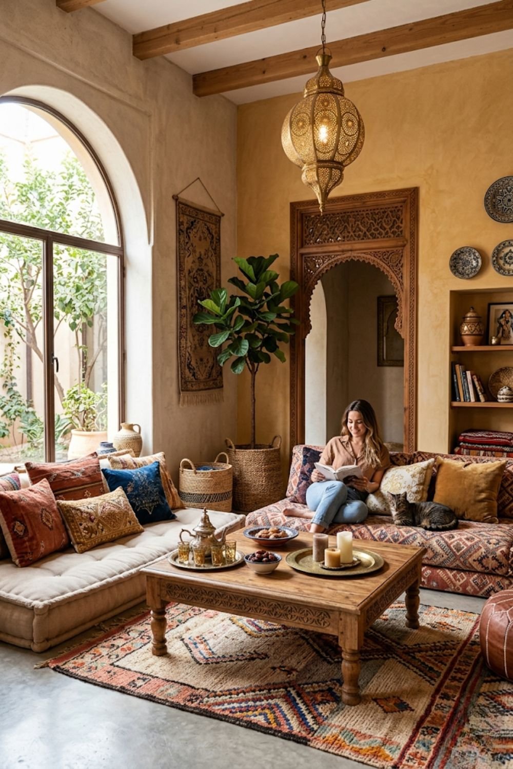 Moroccan style living room ideas