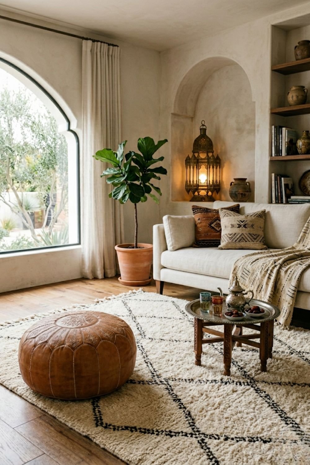 Moroccan style room