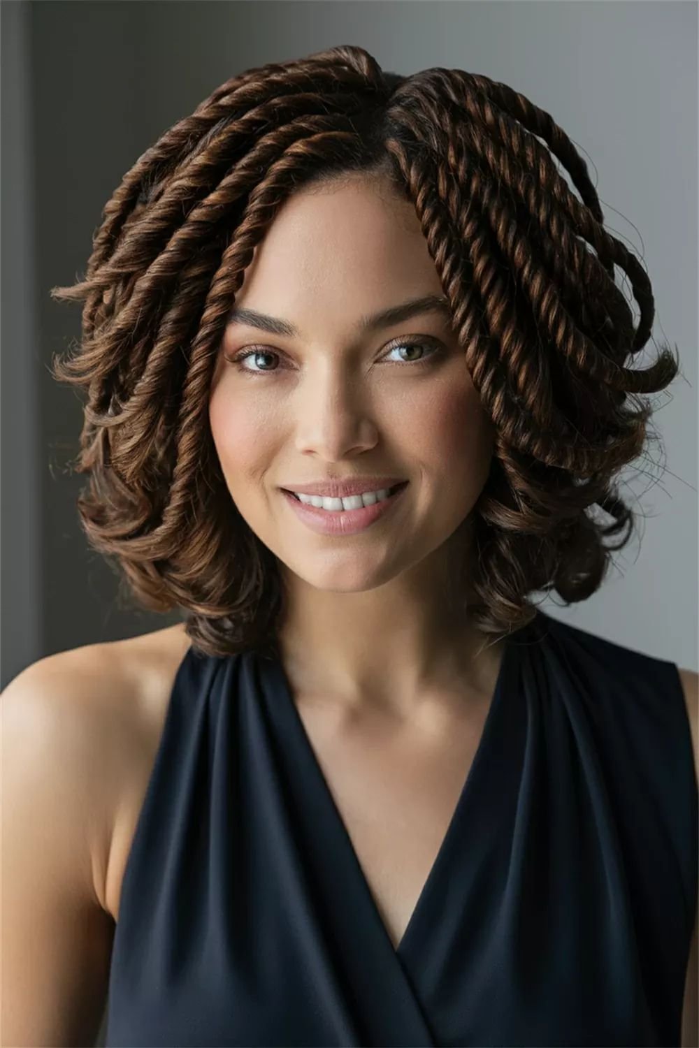 Natural hair styles short