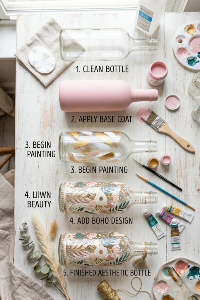 Step-by-Step Guide to Painting Glass Bottles