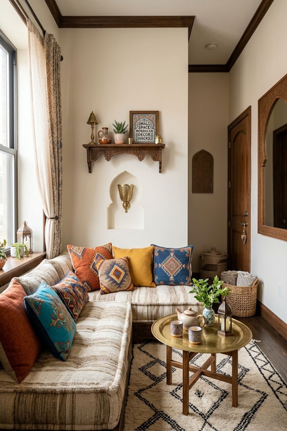 moroccan tiles living room