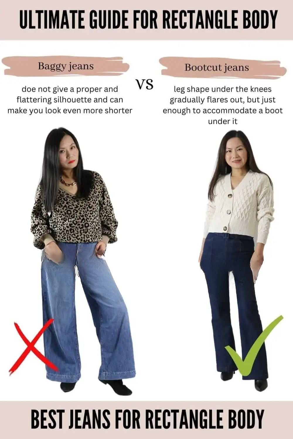 office outfits for rectangle body shape women
