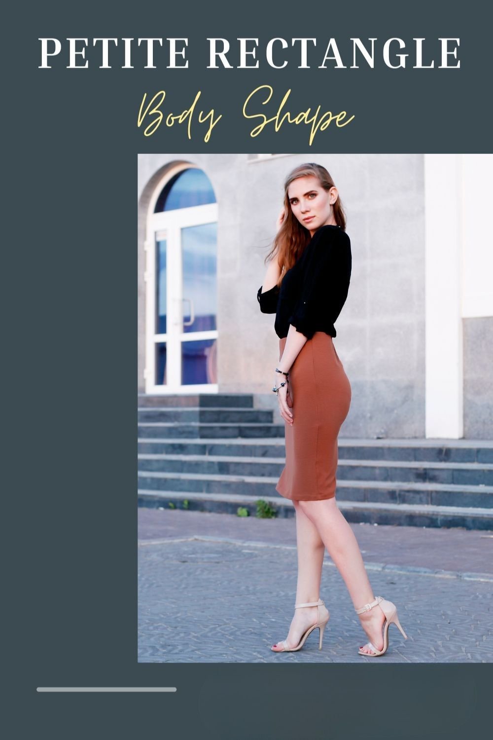 rectangle body shape outfit transformation tips