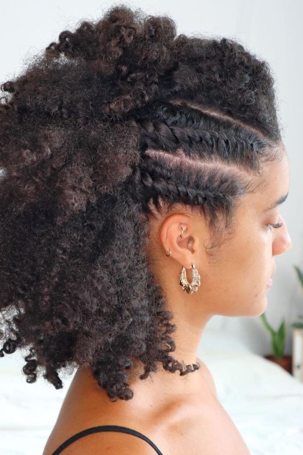 simple hairstyle