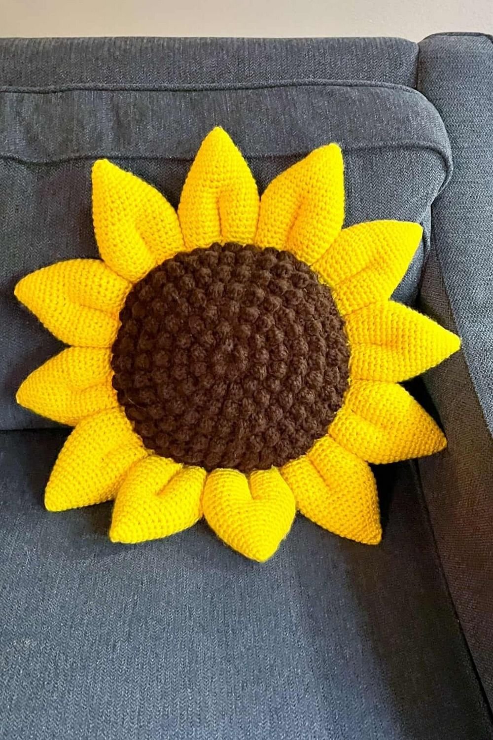 sunflower pillow crochet ideas