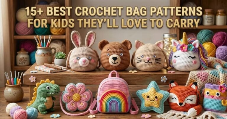 15+ Best Crochet Bag Patterns for Kids They'll Love to Carry