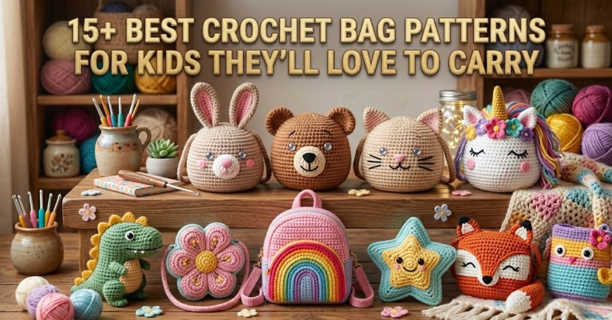 15+ Best Crochet Bag Patterns for Kids They'll Love to Carry