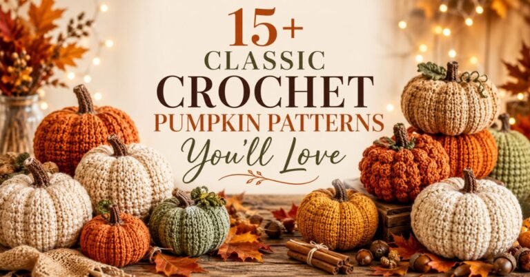 15+ Classic Crochet Pumpkin Patterns You'll Love