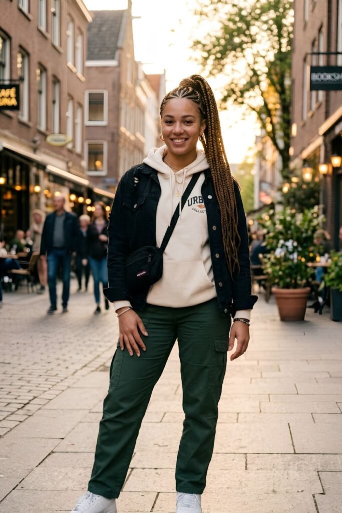 Classic High Ponytail Braids