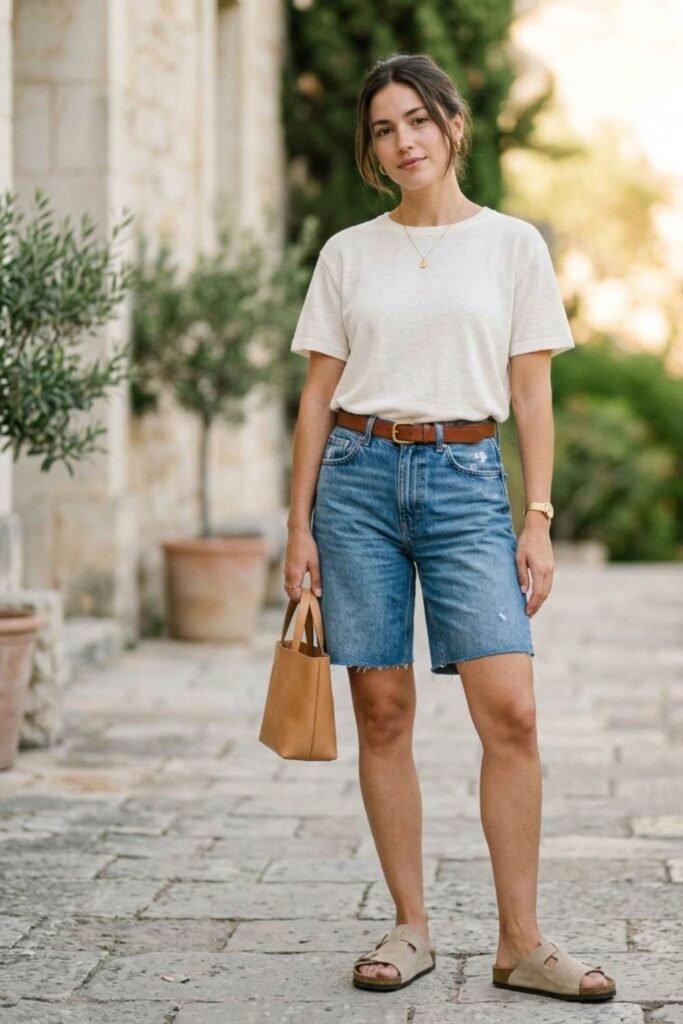 Create a Monochrome Jorts Outfit 