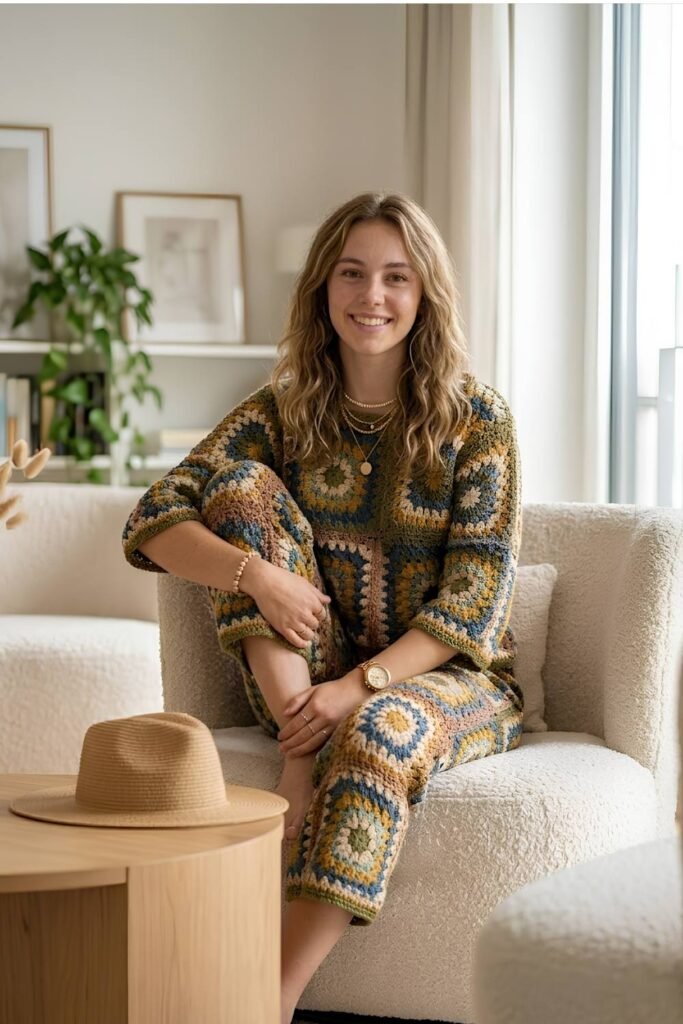 Crochet Matching Lounge Sets