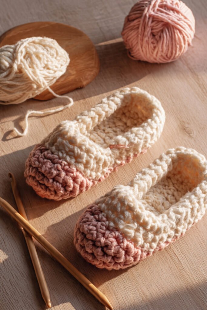 Crochet Slipper Pattern for Beginners
