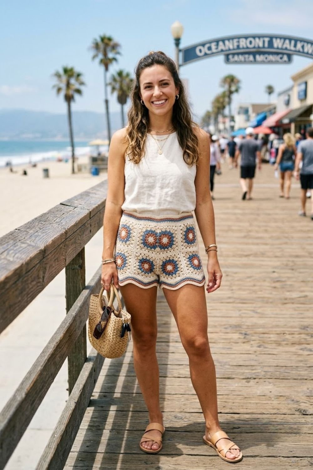 Crochet mini shorts pattern free
