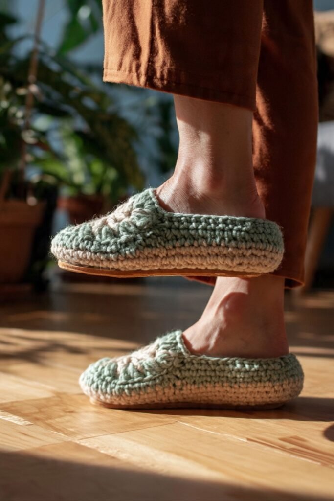 Handmade Crochet Slippers for Everyday Comfort