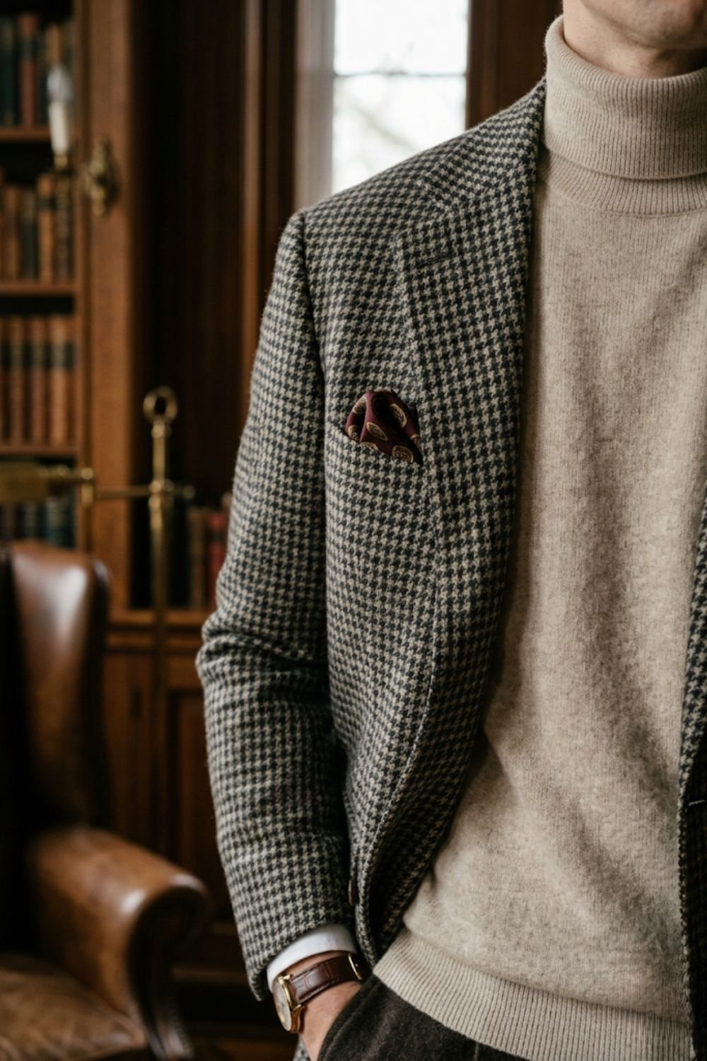 How to dress old money male in winter