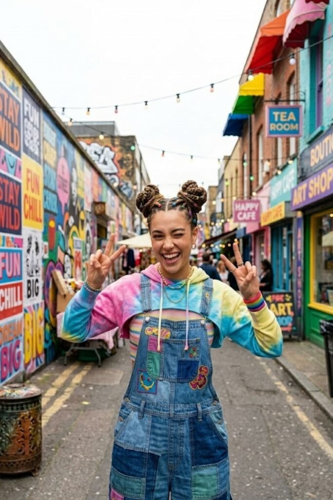Space Bun Braids