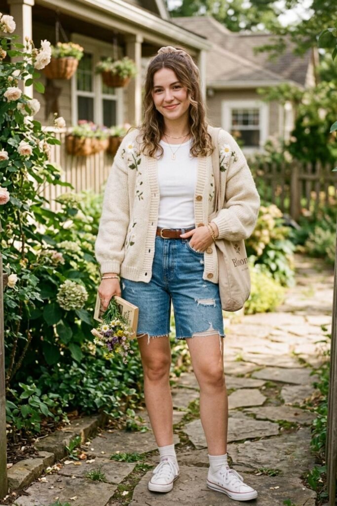Style Jorts with a Relaxed Hoodie