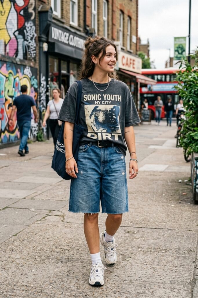 Streetwear Look with Graphic Tees